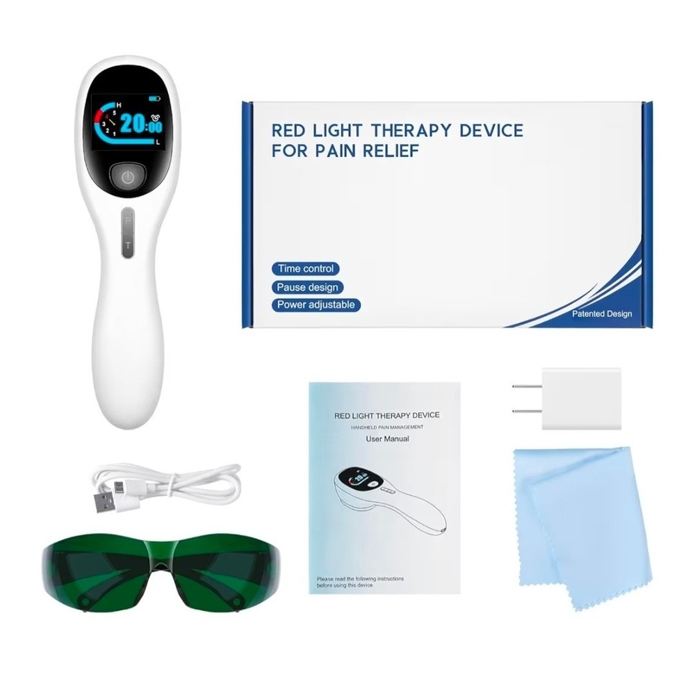 Red Light Therapy Infrared Light Therapy Device‎ for Pain 650nm + 3 * 808nm